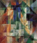 Delaunay, Robert The Window Toward the city oil painting reproduction